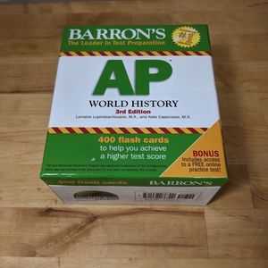 Barron's AP World History Flash Cards